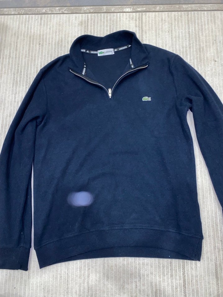 Lacoste Lacivert Yarım Fermuarlı Sweatshirt - Görsel 3