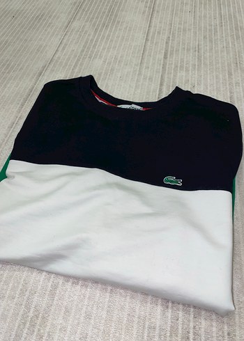 Lacoste Erkek Renk Bloklu Sweatshirt - Görsel 2