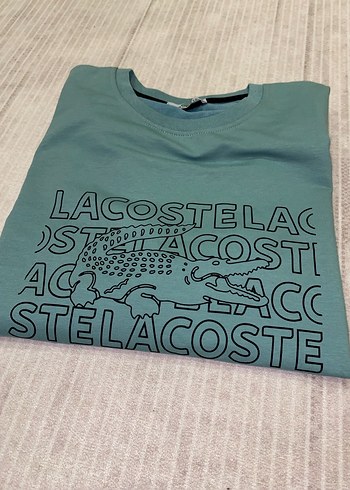 Yeşil Erkek Lacoste Sweatshirt Uzun Kollu Baskılı - Görsel 3
