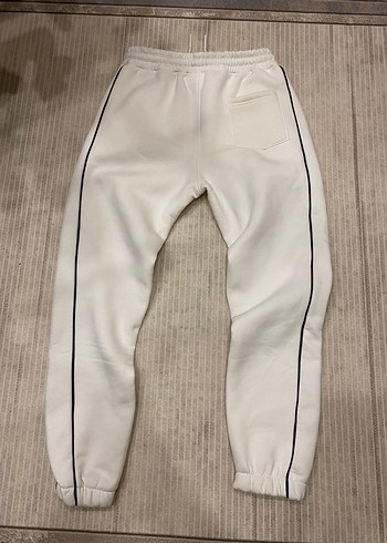 Beyaz erkek Adidas baggy 3 iplik eşortman altı - Görsel 3