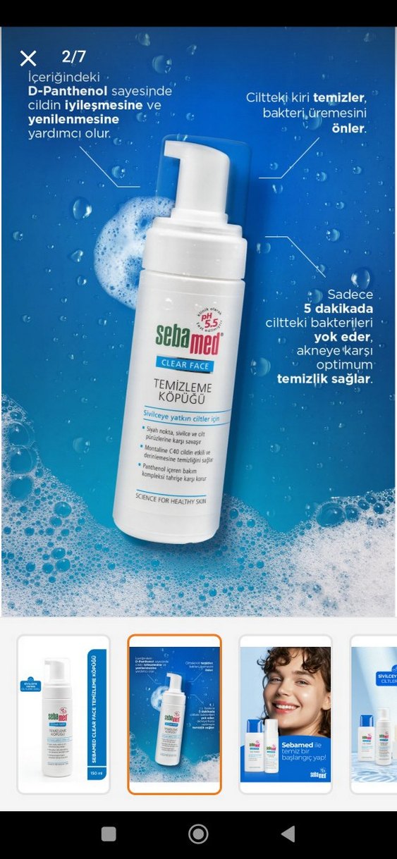 Sebamed Clear Face Temizleme Köpüğü - Görsel 2