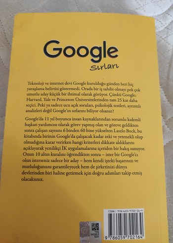 Google Sırları - Laszlo Bock - Görsel 2