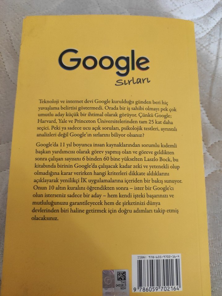 Google Sırları - Laszlo Bock - Görsel 2