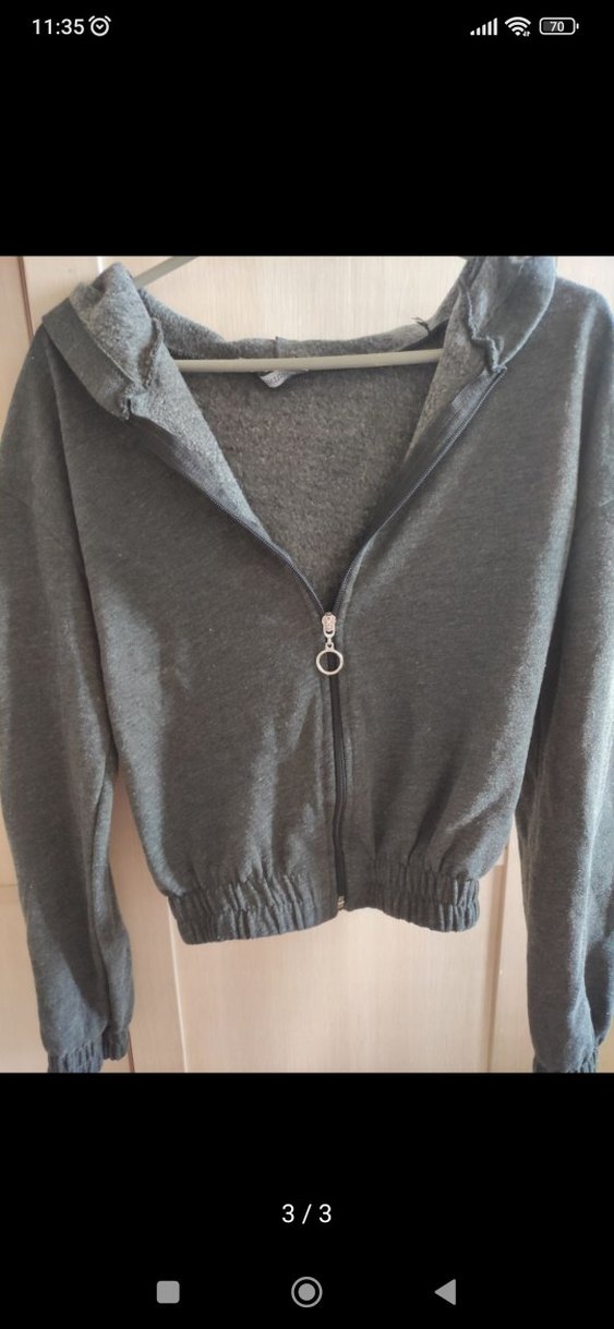 Gri Kadın Boğazlı Yumuşak Kazak - Görsel 2