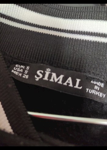 Düğmeli Siyah Beyaz Spor Kadın Ceket - Görsel 2