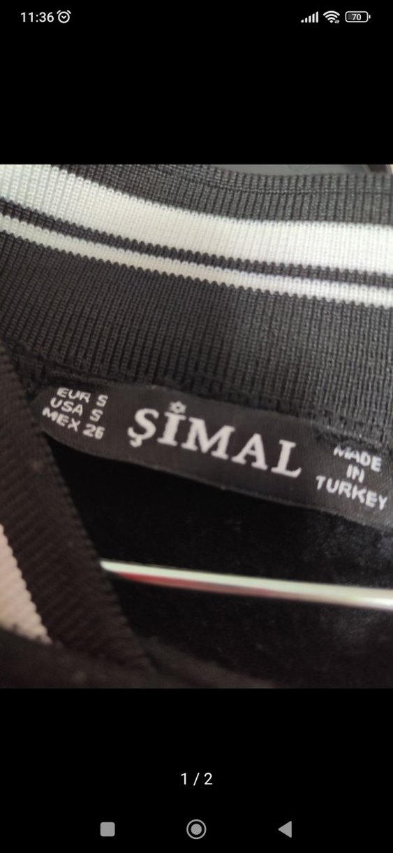 Düğmeli Siyah Beyaz Spor Kadın Ceket - Görsel 2