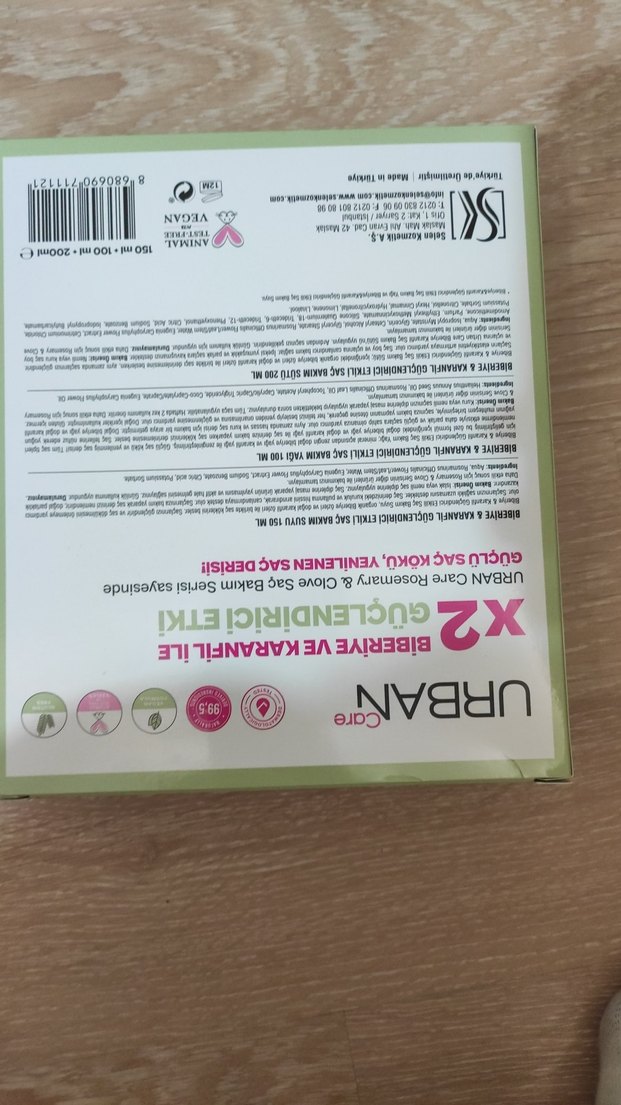 Urban Care Biberiye & Karanfil Saç Bakım Seti - Görsel 2