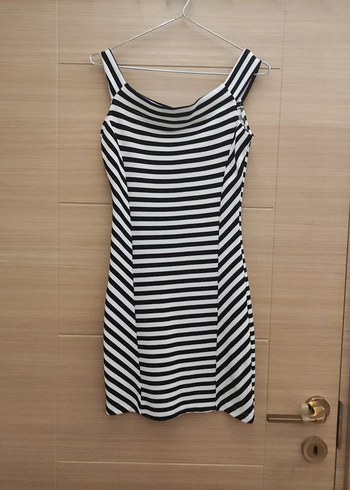 Çizgili V Yaka Hamile Bluzu - Görsel 4