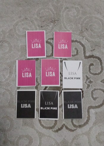 Blackpink 8 adet Lisa Fotocard