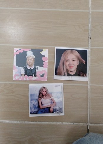 Blackpink 3 adet Rose Polo Kart