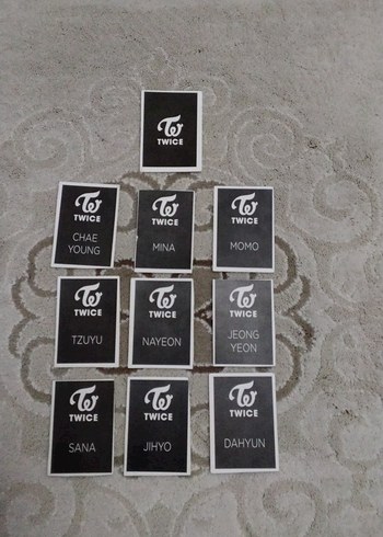  Twice 10 adet Festival Fotocardı