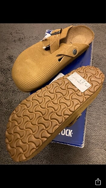 37 Beden Birkenstock Boston terlik gerçek deri