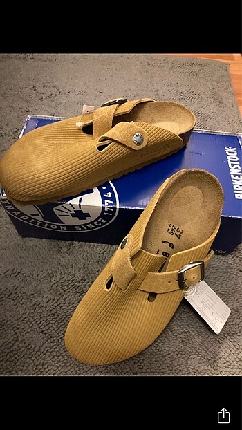 Birkenstock Birkenstock Boston terlik gerçek deri