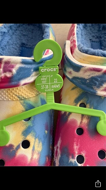 37 Beden Crocs terlik 37-38 yeni