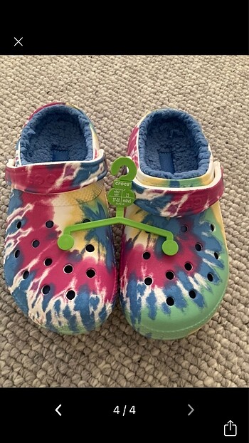 Crocs terlik 37-38 yeni