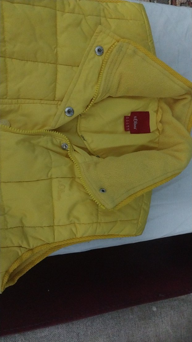 Sarı Düğmeli Kadın Yelek - Görsel 2