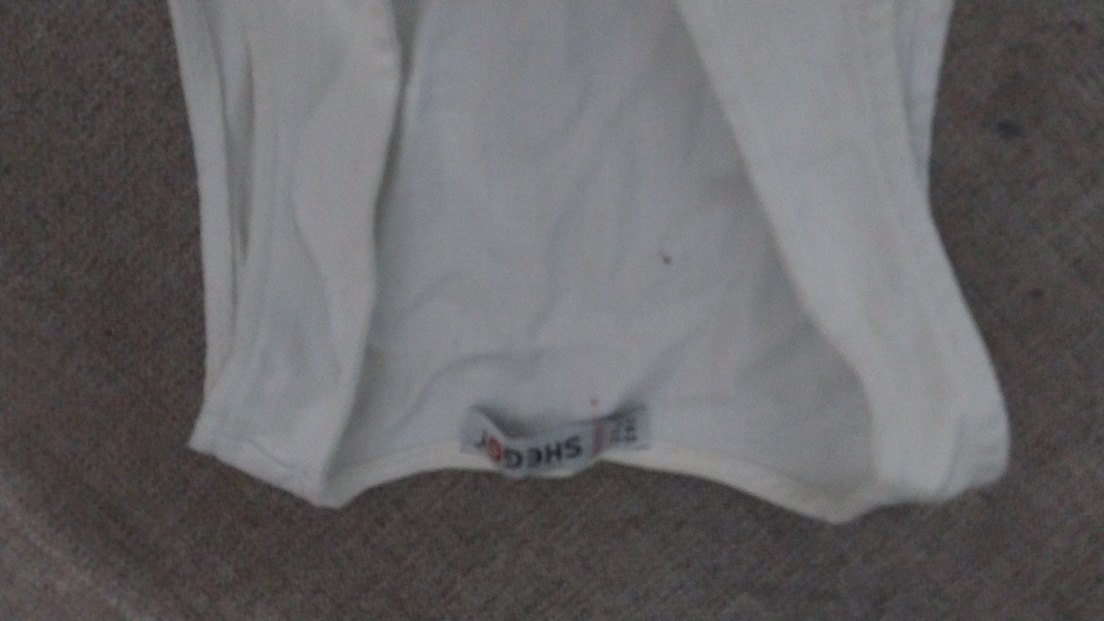 Düğmeli, Kısa Kesim, Beyaz Hamile Yeleği - Görsel 2