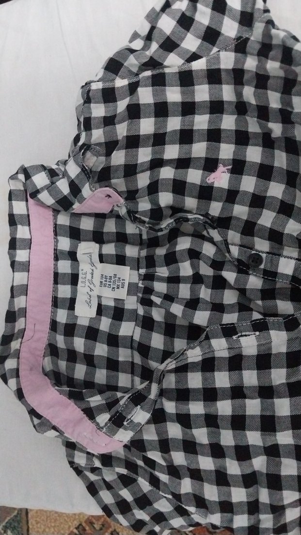 Gri Kareli Midi Uzun Kollu Gömlek - Görsel 2