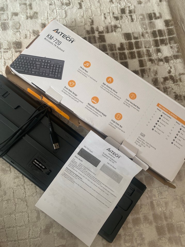 A4 Tech km-720 f klavye - Görsel 4