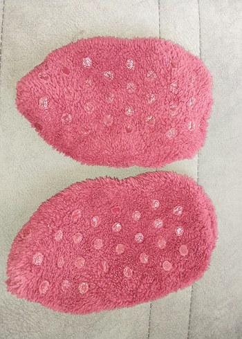 Kız Çocuk Pembe Nakışlı Ev Terliği - Görsel 3