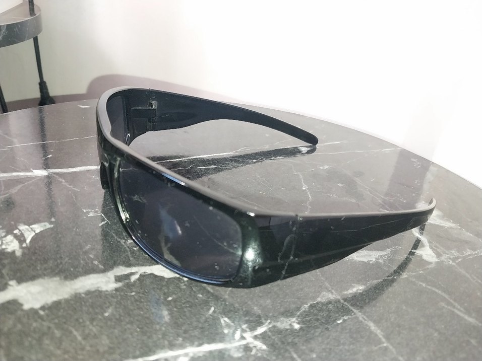 Siyah Biker Tarzı  Güneş Gözlüğü - Görsel 2