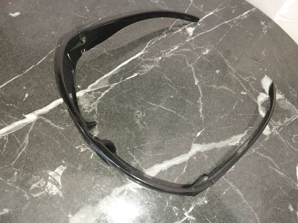 Siyah Biker Tarzı  Güneş Gözlüğü - Görsel 3