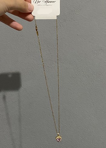 Beden altın Renk gold kalp pandora kolye