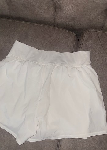 m Beden beyaz Renk Beyaz Mini Spor Şort