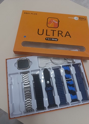 BIG RB01PLUS Ultra Akıllı Saat 6'si 1 Arada Kordon