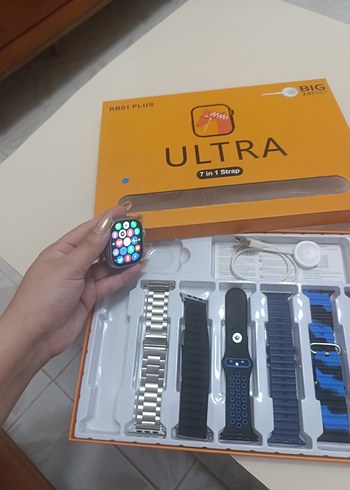 Swatch BIG RB01PLUS Ultra Akıllı Saat 6'si 1 Arada Kordon