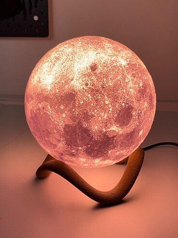 Büyük Boy Moon Masa Lambası (Ay Lamba)