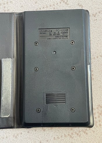 Casio FC-100 Hesap Makinesi Beyaz Gri - Görsel 3