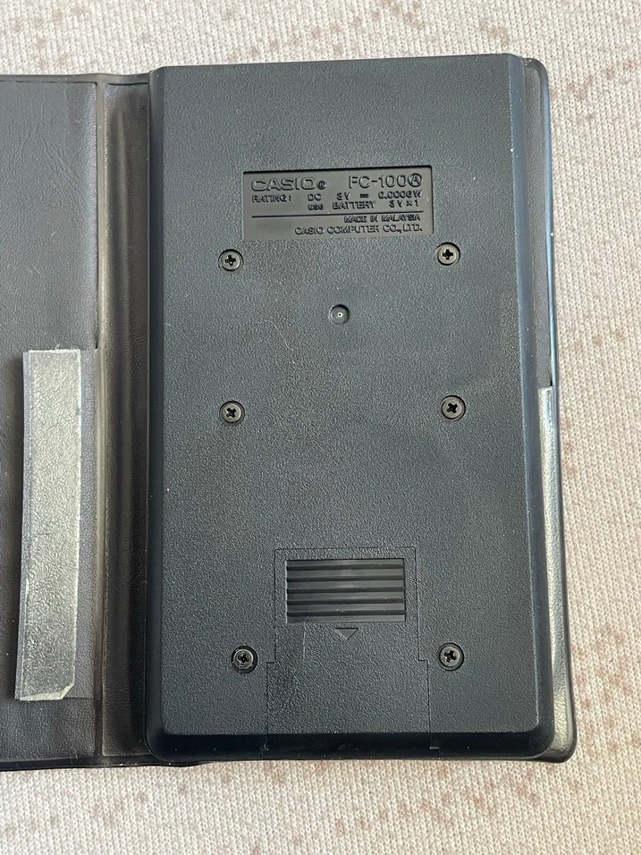 Casio FC-100 Hesap Makinesi Beyaz Gri - Görsel 3