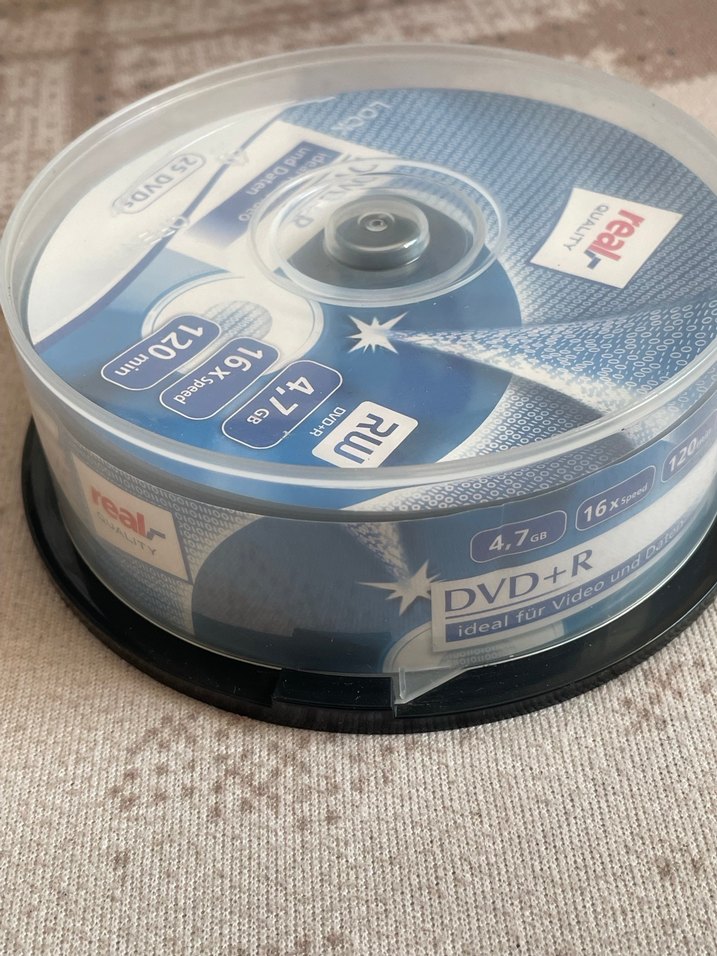Real Quality DVD+R 25'li Paket 4.7 GB 120 Dakika - Görsel 3