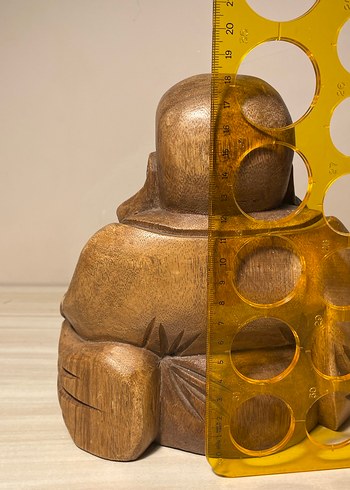 Parlak Kahverengi Buda Biblo - Görsel 5