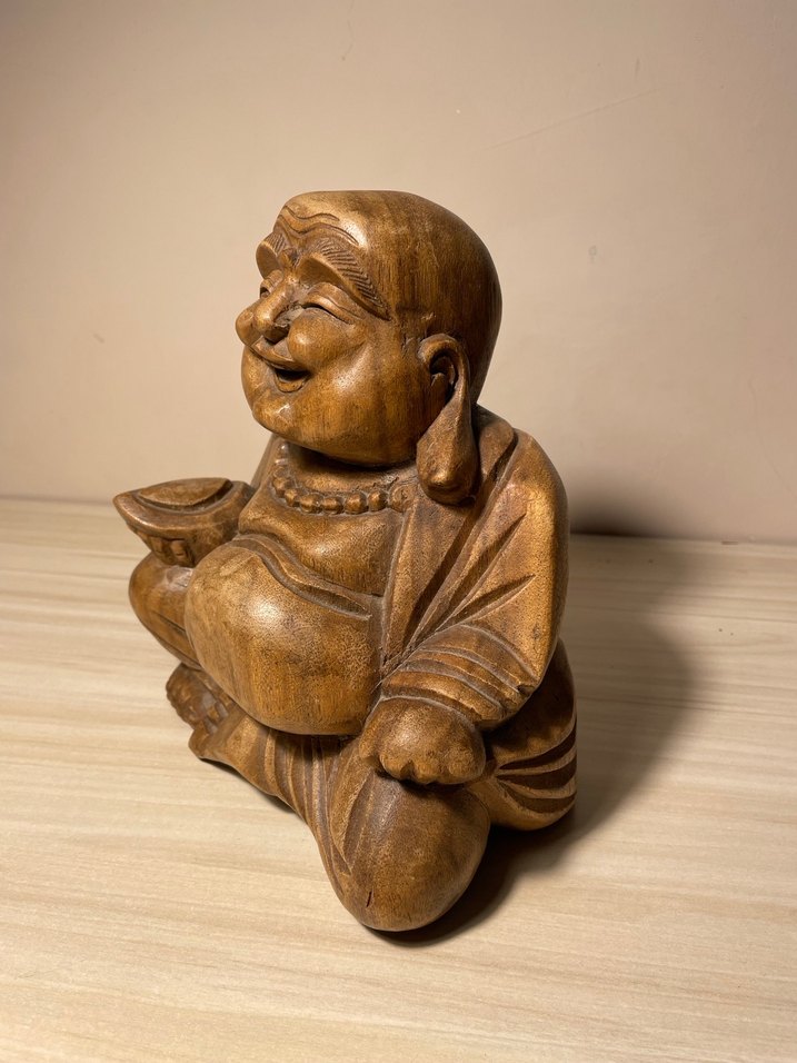 Parlak Kahverengi Buda Biblo - Görsel 3