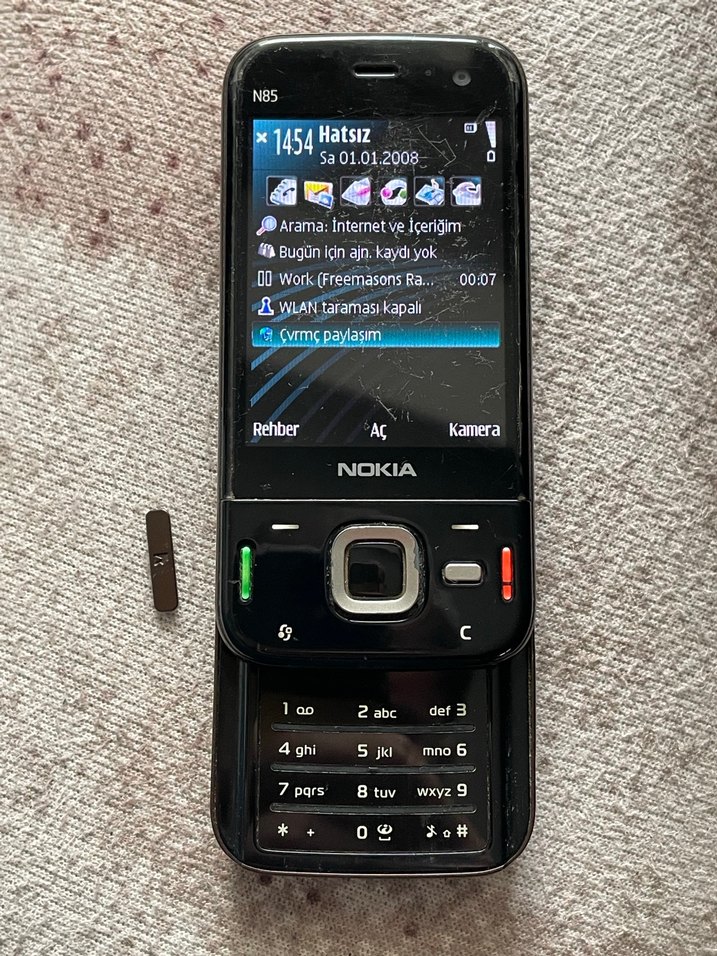 Nokia N85 Siyah Klasik Telefon - Görsel 2