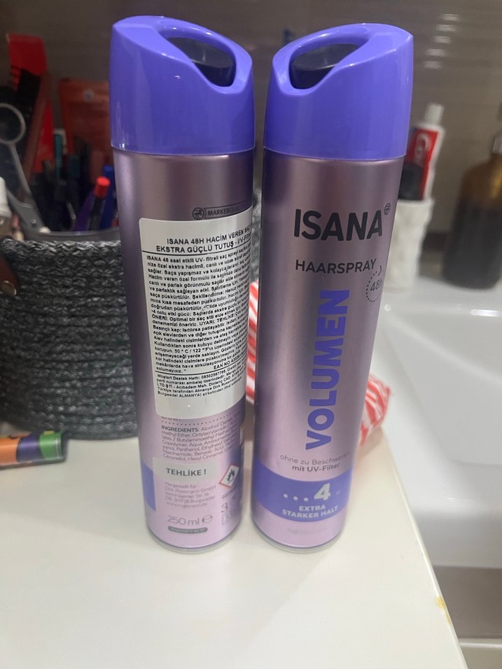 ISANA Hacim Veren Saç Spreyi 4 BÜYÜK boy - Görsel 2