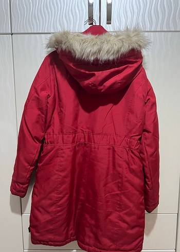 l Beden Vero moda marka Kırmızı Kadın Kışlık Mont