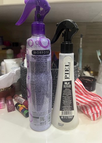 Morfose Keratin İki Fazlı Saç Kremi 400 ml ve 300 mş milk terapy - Görsel 2