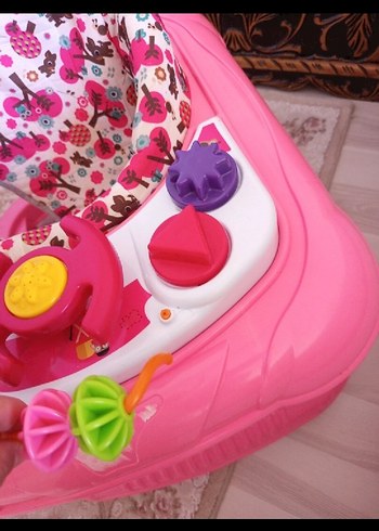 Kikiriki Renkli Pembe Bebek Yürüteci