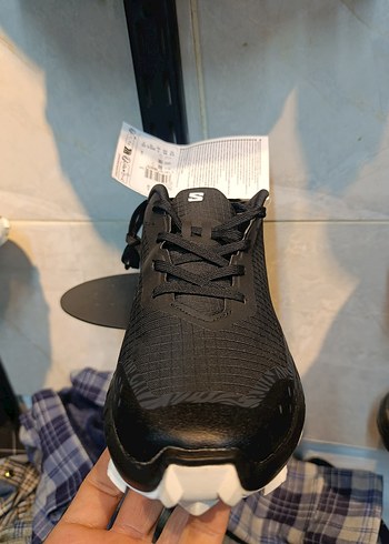 Siyah Erkek Spor Ayakkabısı Velcro Detaylı - Görsel 3