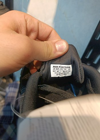 Siyah Erkek Spor Ayakkabısı Velcro Detaylı - Görsel 4