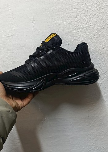 Siyah Yılan Desenli Bağcıklı Erkek Spor Ayakkabı - Görsel 6