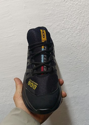 Siyah Yılan Desenli Bağcıklı Erkek Spor Ayakkabı - Görsel 5