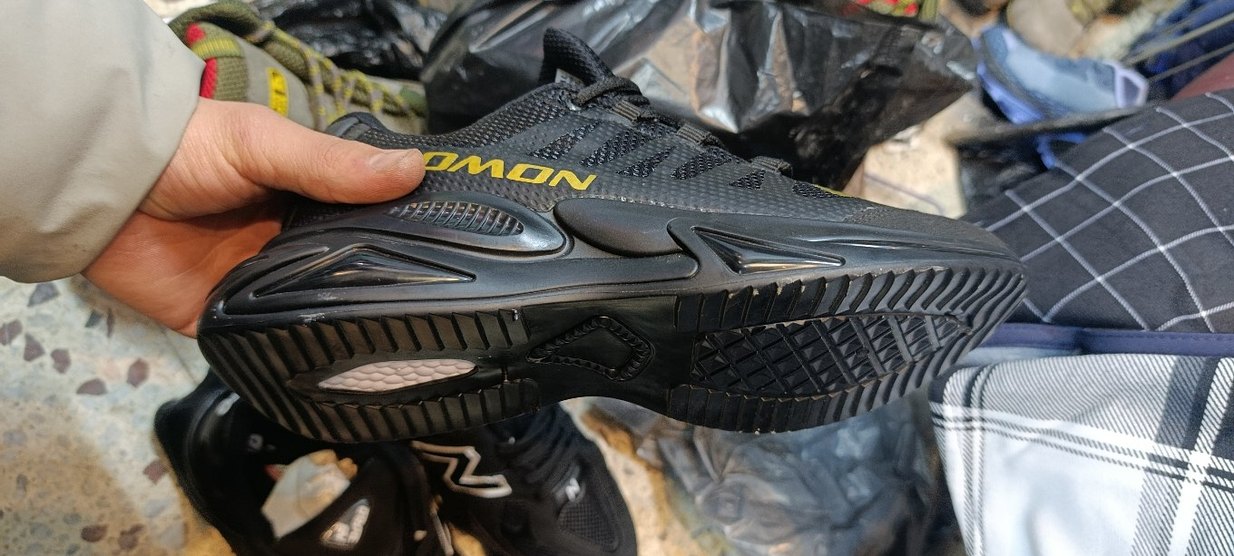 Siyah Yılan Desenli Bağcıklı Erkek Spor Ayakkabı - Görsel 2