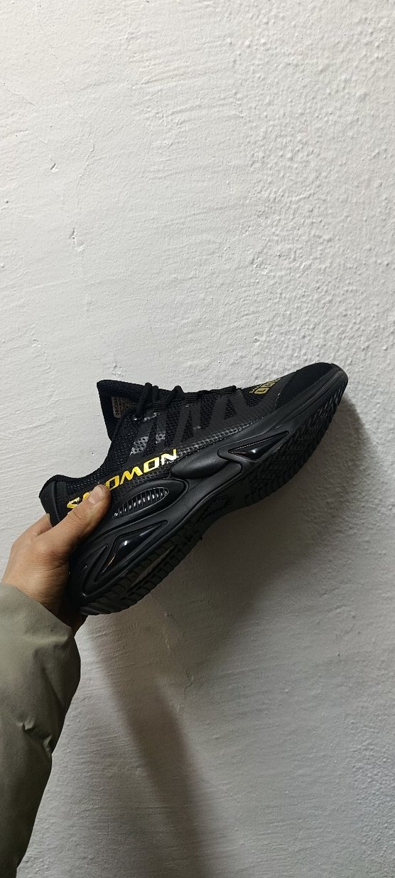 Siyah Yılan Desenli Bağcıklı Erkek Spor Ayakkabı - Görsel 3