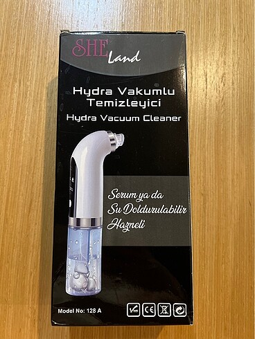 Buharlı vakumlu yüz temizleme cihazı