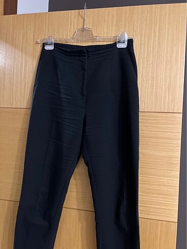 LC Waikiki Siyah yüksek bel bilek pantolon