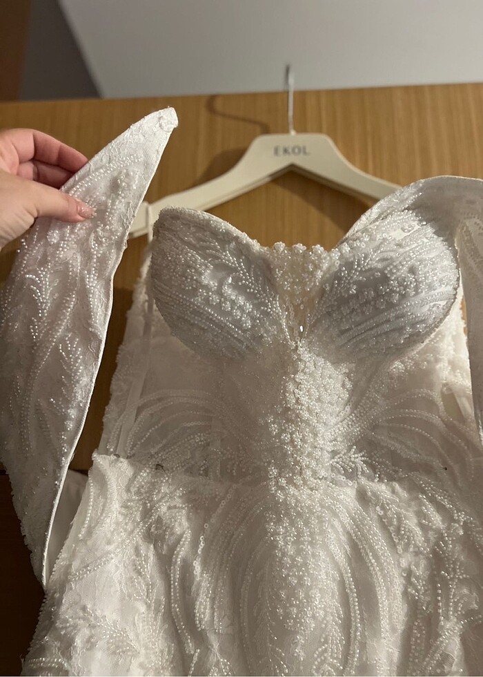 Kuyruğu çıkarılabilir balık gelinlik - Görsel 5